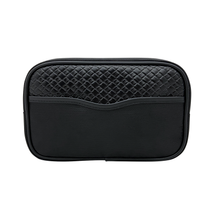 Black Textured Pouch