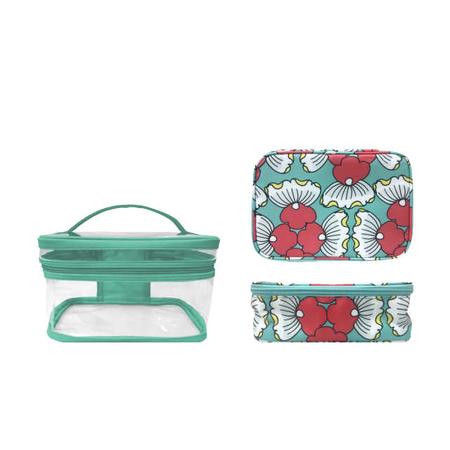 Clear Pouch 2 Pc Set