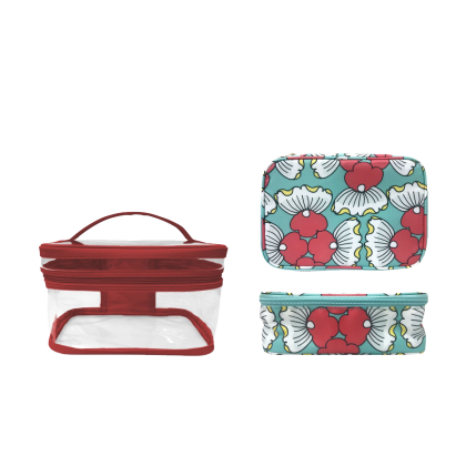 Clear Pouch 2 Pc Set