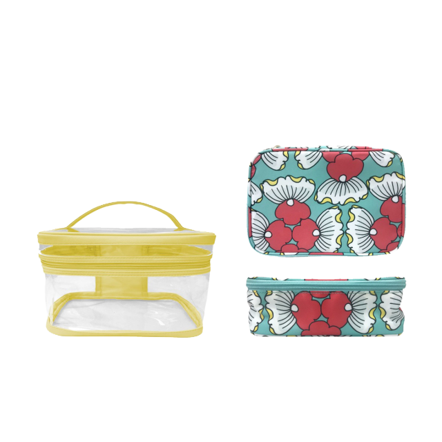 Clear Pouch 2 Pc Set