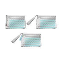 Clear Pouch With Printing & Tassels