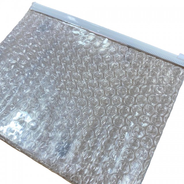 Bubble Zip Lock Pouch (White)