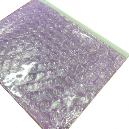Bubble Zip Lock Pouch (Purple)