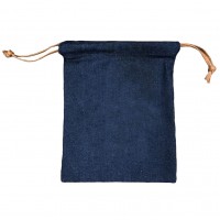 Denim Draw String Pouch